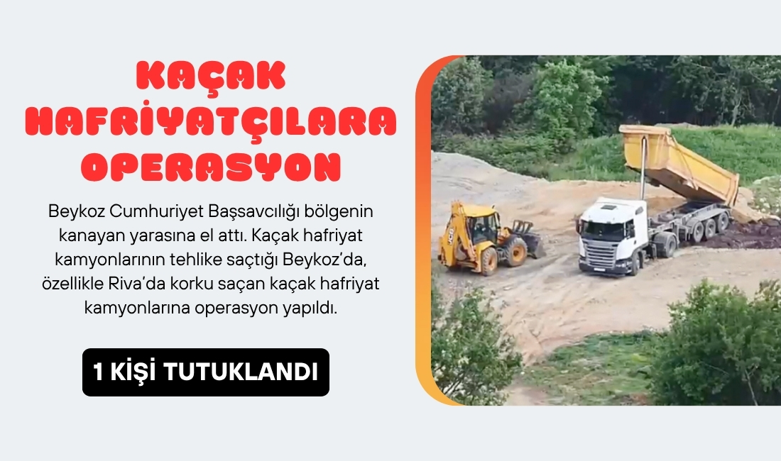 Beykoz Cumhuriyet Başsavcılığı bölgenin kanayan