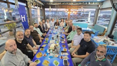 Beykoz Balık Ekmek’te yerel basın mensuplarıyla bir araya gelen Yetim