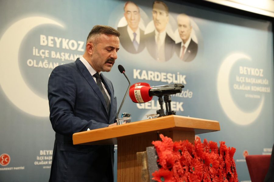 MHP Beykoz İlçe Başkanlığı Mehmet Gündoğdu’nun ilçe başkanı olarak atanması sonrasıilk kongresini yaptı.