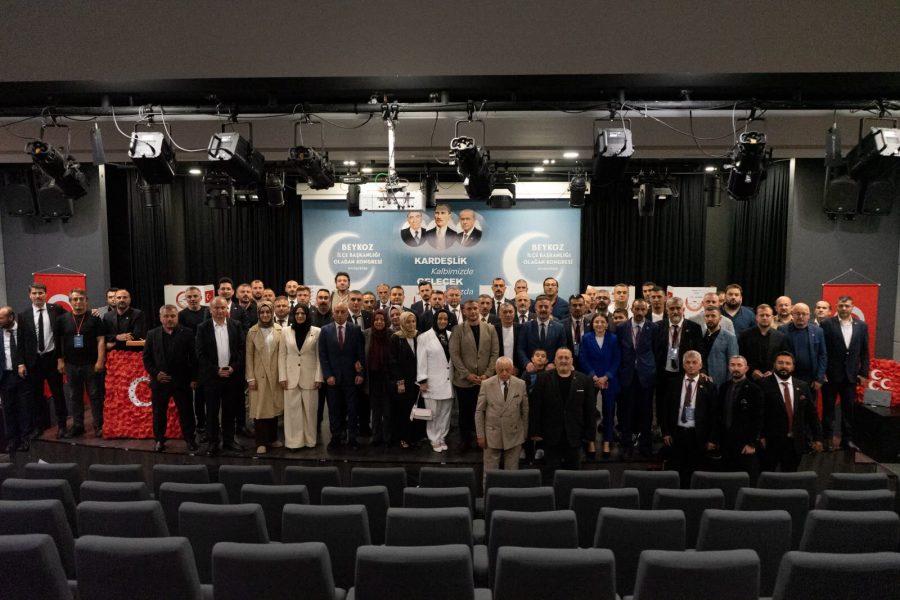 MHP Beykoz İlçe Başkanlığı Mehmet Gündoğdu’nun ilçe başkanı olarak atanması sonrasıilk kongresini yaptı.
