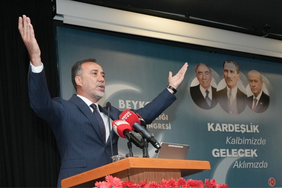 MHP Beykoz İlçe Başkanlığı Mehmet Gündoğdu’nun ilçe başkanı olarak atanması sonrasıilk kongresini yaptı.