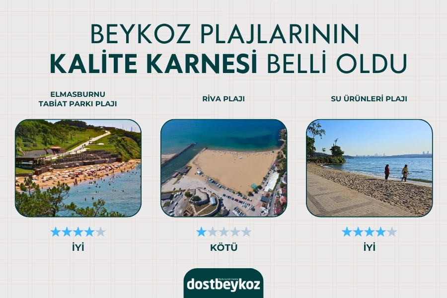 Beykoz’daki plajların kalite değerlendirmeleri belli oldu 1 Beykoz’daki plajların kalite değerlendirmeleri belli oldu