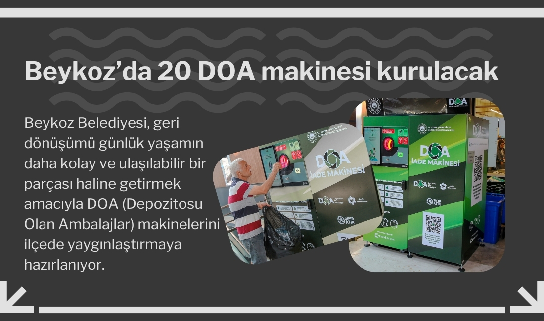 Beykoz Belediyesi, geri dönüşümü günlük